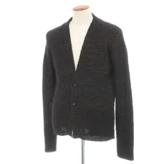 【中古】ロベルトコリーナ ROBERTO COLLINA リネンポリエステルレーヨンコットン カーディガン ブラック系xオレンジ【サイズ48】【メンズ】のサムネイル