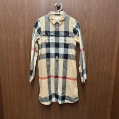 新品同様) BURBERRY 長袖 ラグビーシャツ ワンピース 152cm | Mercari