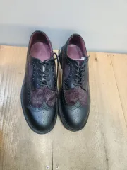 DR. MARTENS ドクターマーチン ブラック ウイングチップ シューズ