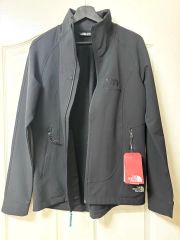 ノースフェイス ソフトシェルジャケット APEX RISOR ネイビー XL