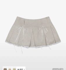 スカート andmary Fiola chiffon mini skirt beige ANDMARY アンドマリー Fiola chiffon mini skirt - メルカリ