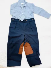 (新品) ポロベイビーシャツ+ズボンセット