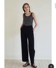 美品nala ドレスパンツ ネイビー紺色　ナラ　レディースワイドパンツ 美品nala ドレスパンツ ネイビー紺色 ナラ レディースワイドパンツ 美