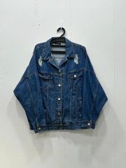 DAISY Y2K 平成 古着 刺繍 短丈 濃紺 デニムジャケット 90s - メルカリ