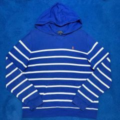 00s Ralph Lauren 短丈 ボーダー ジップパーカー y2 - メルカリ