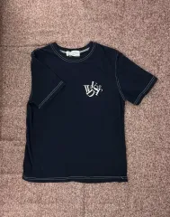 ブラック ロゴ 半袖 Tシャツ 実寸 44cm/60cm