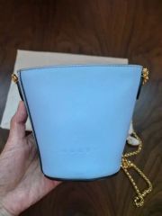 MARNI マルニ ドローストリング レザー ショルダーバッグ バルーン 