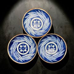 古伊万里　角青印　丸鉢　3客 メルカリ