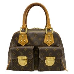 鑑定済み！Louis Vuitton ダブルポケットハンドバッグ マンハッタン 