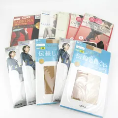 グンゼ サブリナ トゥシェ ストッキング タイツ 10点セット 未使用 M-L ブランド まとめて 大量 外装キズ有 レディース Legwear