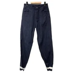 【中古】　JILSANDER+　デニムパンツ　Gパン　ジーンズ　ジップフライ　無地　テーパード　2019-20年AW　日本製　ドメスティック　古着　/2496のサムネイル