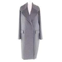未使用品★TAGLIATORE タリアトーレ CATHY カシミヤ100％ ダブルブレスト チェスターコート グレー 42 イタリア製 正規品 レディース