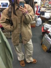 Carhartt wip カーハート テーラード ジャケット ベージュ S - メルカリ