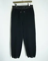 美品 26SS SACAI サカイ SCW-349 WOMEN Sponge Sweat Pants スポンジ スウェット パンツ レディース サイズ2 黒2689Q♪のサムネイル