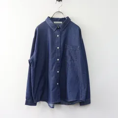 美品 クラシックバイジャンティ Classic by GENTIL 長袖 シャンブレーシャツ F ブルー／【2400014949490】のサムネイル
