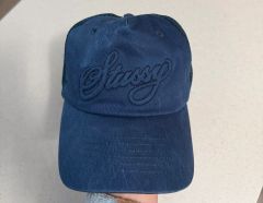 Stussy メッシュキャップ ネイビー 26ss - メルカリ