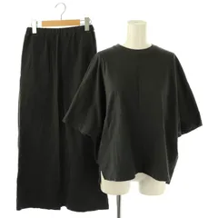 ミラオーウェン Mila Owen 24AW ドルマンTストレートスカートカットSET セットアップ 上下 カットソー 0 グレー /AT ■OS