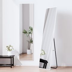 直接引き取りIKEA KNAPPER クナッペル スタンドミラー 全身鏡 - メルカリ