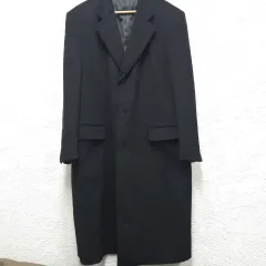 カーディナル ブラック メンズ ロング カシミア 100コート