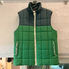 チャレンジャー ボアベスト ベスト ベージュ ネイビー バンダナ柄 チャレンジャー ボアベスト ベスト ベージュ ネイビー バンダナ柄