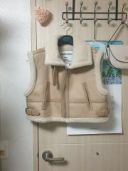 新品 タグ付き 未開封 MERLOT 牛柄ベストフリーサイズ ブルー - メルカリ