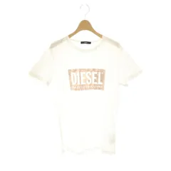 ディーゼル DIESEL ロゴ 半袖 Tシャツ カットソー コットン S 白 /NR ■OS