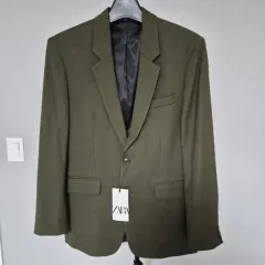 新品 ZARA ザラ 100-105 スーツ ジャケット ブレーザー M-ジャケット-145
