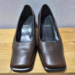 BALLY クラッシック タッセルローファー レザー フラットシューズ 茶 
