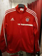 7/9 adidas FCバイエルン・ミュンヘン ビックロゴ レッド トラックジャージ ジャージ