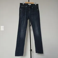 Calvin Klein カルバン・クライン 30 スリムストレート ストレッチデニム ズボン M-ズボン-325