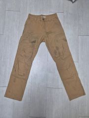 久*賀様 カーハート ダブルニーパンツ ベージュ 32×34 - メルカリ