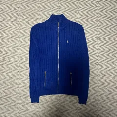 RALPH LAUREN ケーブルニット ジップアップセーター