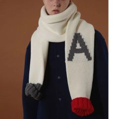 ADER ERROR マフラー ロゴパッチ フリンジ ユニセックス - メルカリ