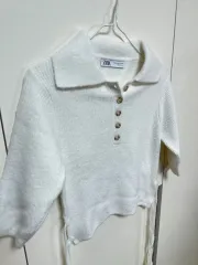 ZARA ザラ バックリボン カラ ニット
