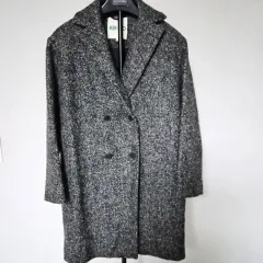 KENZO 34 55 ダブルブレスト ウール ロングコート W-コート-149のサムネイル