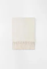ZARA ザラ フリンジ ソフト チャンキー マフラー 3739/260 アイボリー クリームのサムネイル