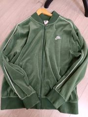 NIKE 青紺 ベロアトラックジャケット セットアップ 上下 Mサイズ