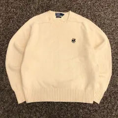 L ポロ ラルフローレン ベア アイボリー ニットのサムネイル