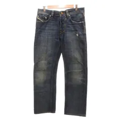 ディーゼル DIESEL ラーキー LARKEE デニムパンツ ジーンズ ストレートシルエット ボタンフライ W29 L32 インディゴブルー /JS ■ECD001