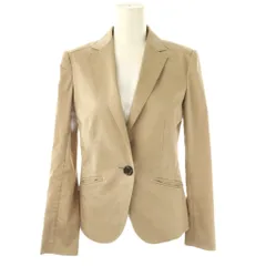 バーバリー ロンドン BURBERRY LONDON テーラードジャケット 1B シングル 36 ベージュ /DF ■OS