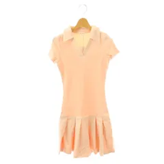 ダーリッチ Darich プリーツリブミニワンピース スキッパーシャツワンピース Free-L ピンク /DF ■OS