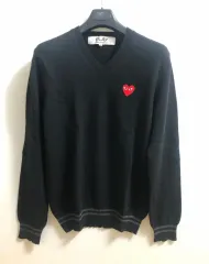 COMME des GARCONS コム・デ・ギャルソン 正規品 Vネック ウールニットのサムネイル