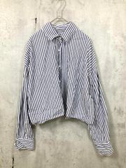 美品 La boutique BonBon ストライプクロップドシャツ - メルカリ