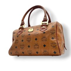良品 エムシーエム MCM ヴィセトス ミニボストンバッグ ハンドバッグ 