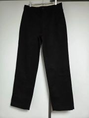AD2009 ブラックコムデギャルソン ストレートパンツ ウール - メルカリ