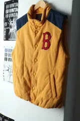 (L-XL) MLB MLB ダウン アウター ジャケット Y2K ベスト レア-16256のサムネイル