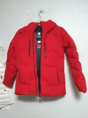 レディース DESCENTE レッド ダウン アウター 90のサムネイル