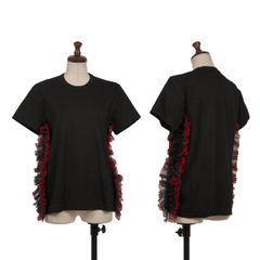 極美品✨noir kei ninomiya フリルスリーブTシャツ ドッキング - メルカリ