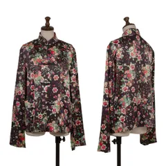 コムコム コムデギャルソンCOMME des GARCONS シルクフローラルプリントチャイナジャケット マルチMのサムネイル