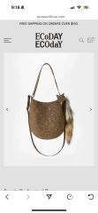 正規品 ECODAY エコデイ ショルダーバッグ ラージ ワインレッド - メルカリ